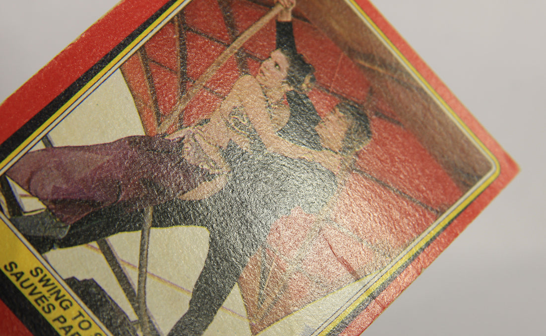 Star Wars ROTJ 1983 Trading Card #53 Swing To Safety FR-ENG Canada L019006