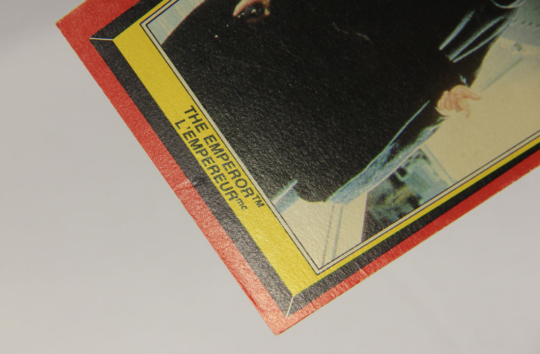 Star Wars ROTJ 1983 Trading Card #57 The Emperor FR-ENG Canada L019008