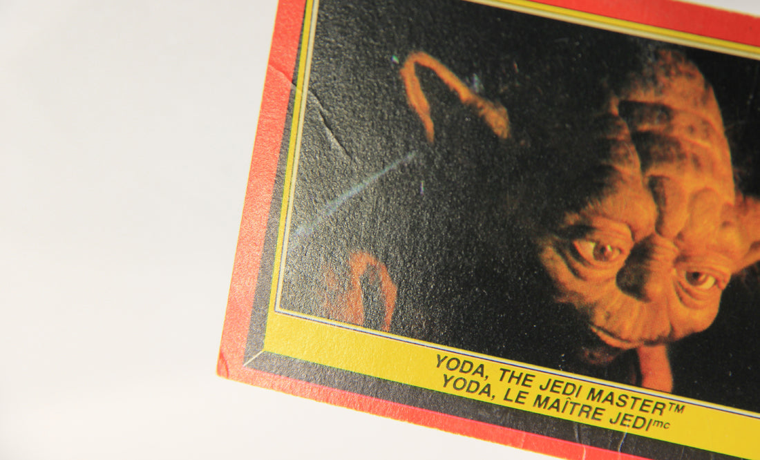 Star Wars ROTJ 1983 Trading Card #58 Yoda The Jedi Master FR-ENG Canada L019009