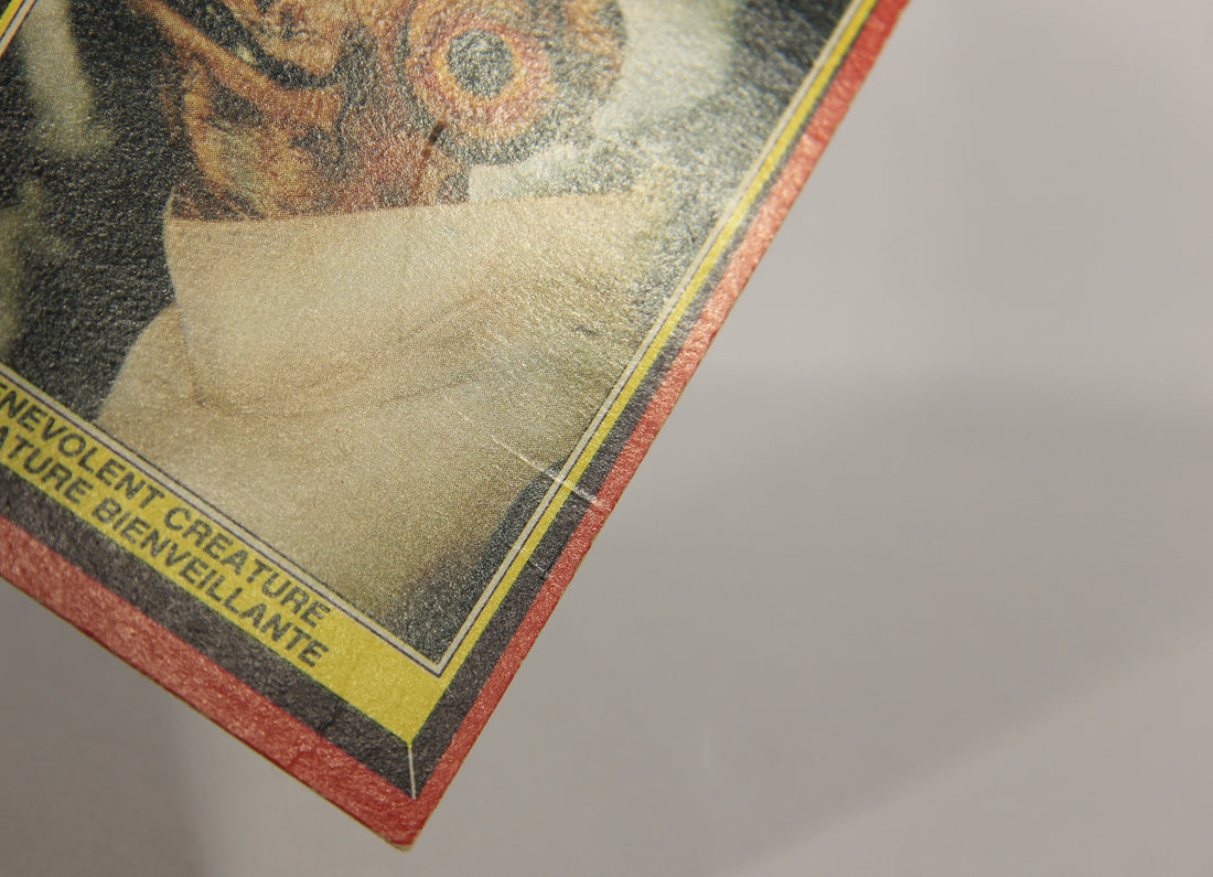 Star Wars ROTJ 1983 Trading Card #66 Benevolent Creature FR-ENG Canada L019013