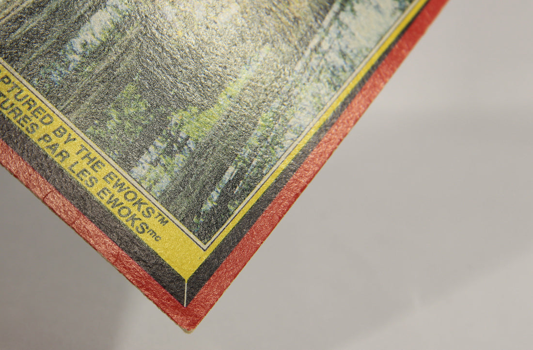 Star Wars ROTJ 1983 Trading Card #78 Captured By The Ewoks FR-ENG Canada L019015