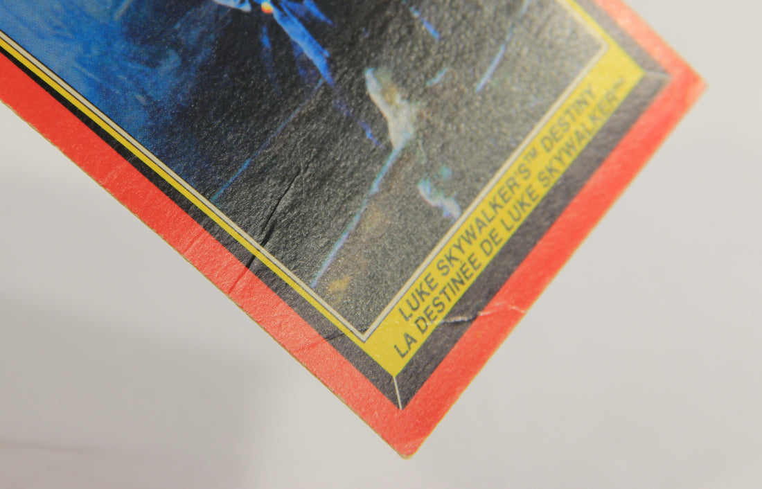 Star Wars ROTJ 1983 Trading Card #94 Luke Skywalker's Destiny FR-ENG Canada L019017