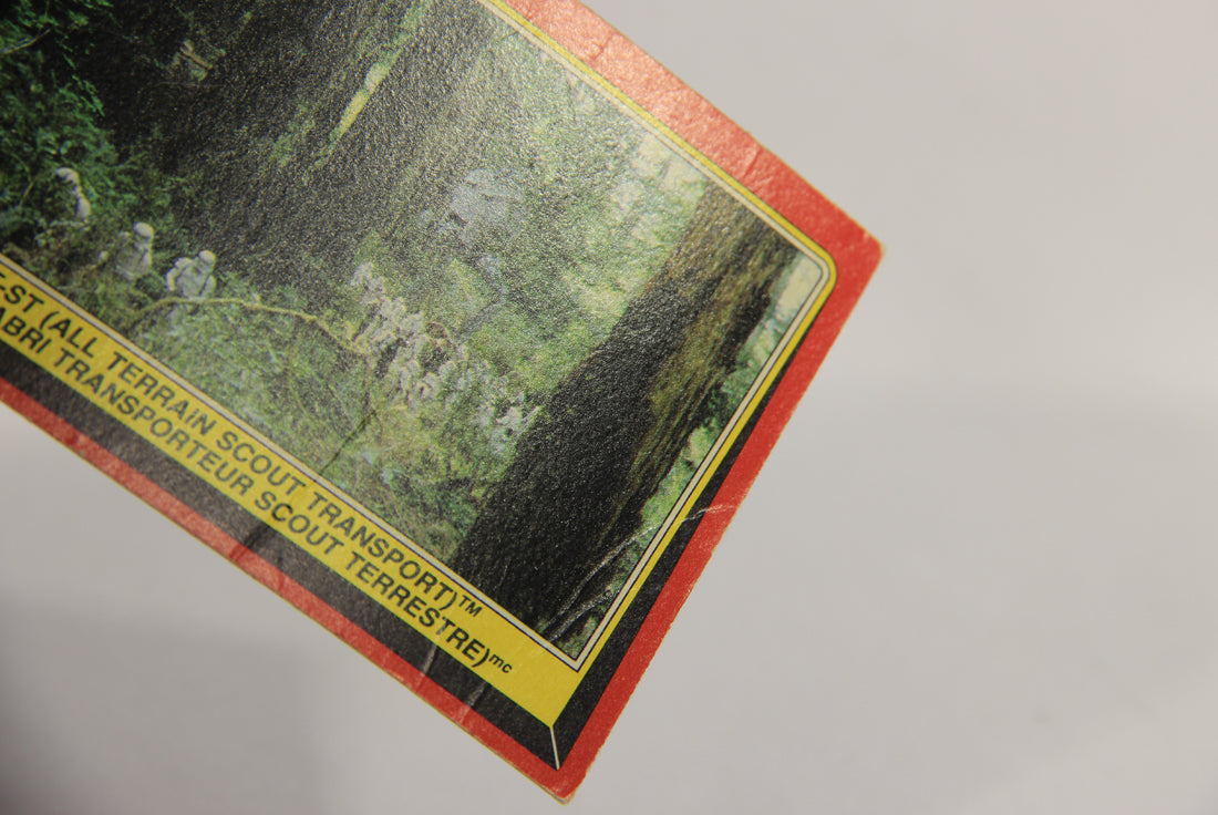 Star Wars ROTJ 1983 Trading Card #106 AT-ST All Terrain Scout Transport FR-ENG L019019
