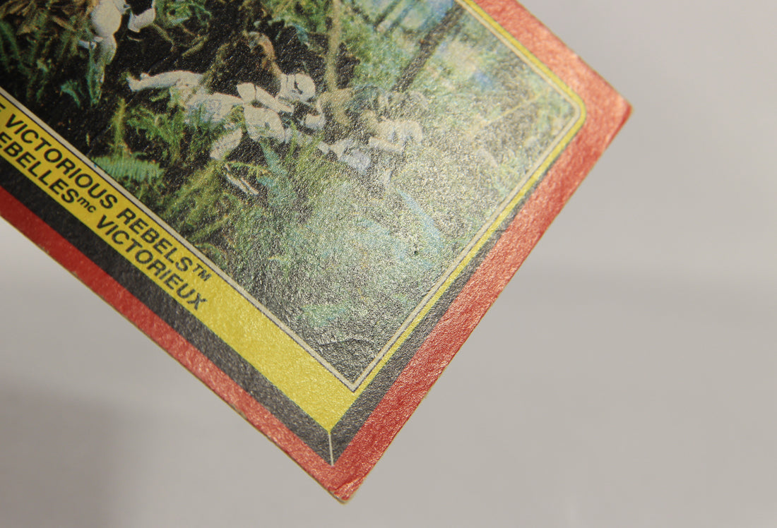 Star Wars ROTJ 1983 Trading Card #114 The Victorious Rebels FR-ENG Canada L019020