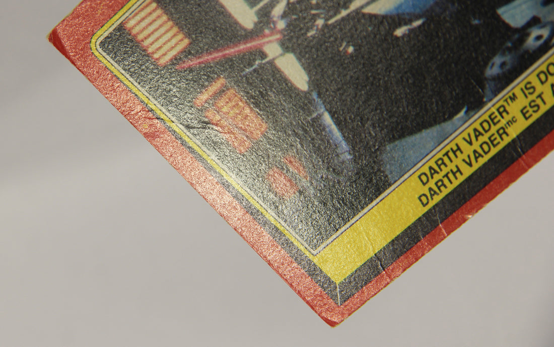 Star Wars ROTJ 1983 Trading Card #121 Darth Vader Is Down FR-ENG Canada L019021