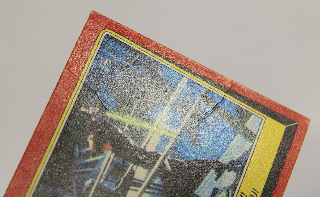 Star Wars ROTJ 1983 Trading Card #121 Darth Vader Is Down FR-ENG Canada L019021