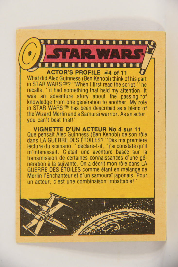 Star Wars 1977 Trading Card #111 Chewie And Han Solo FR-ENG O-Pee-Chee L019041