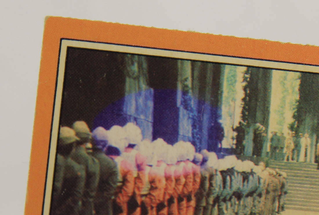 Star Wars 1977 Trading Card #143 The Rebel Troops Rare Printing Error FR-ENG L019049