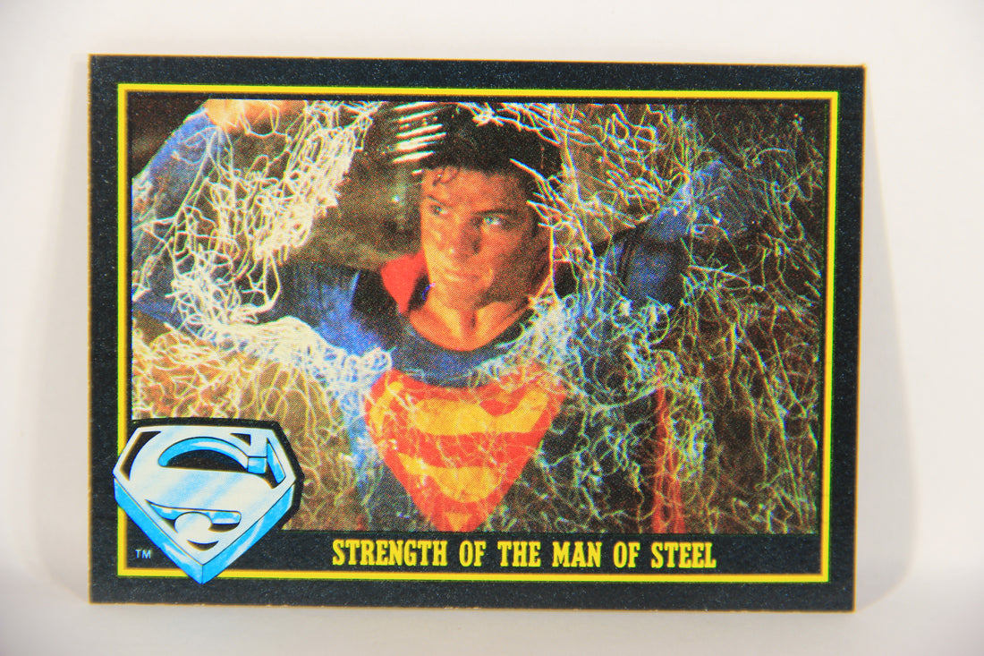 Superman 3 Topps 1983 Trading Card #78 Strength Of The Man Of Steel ENG L019143