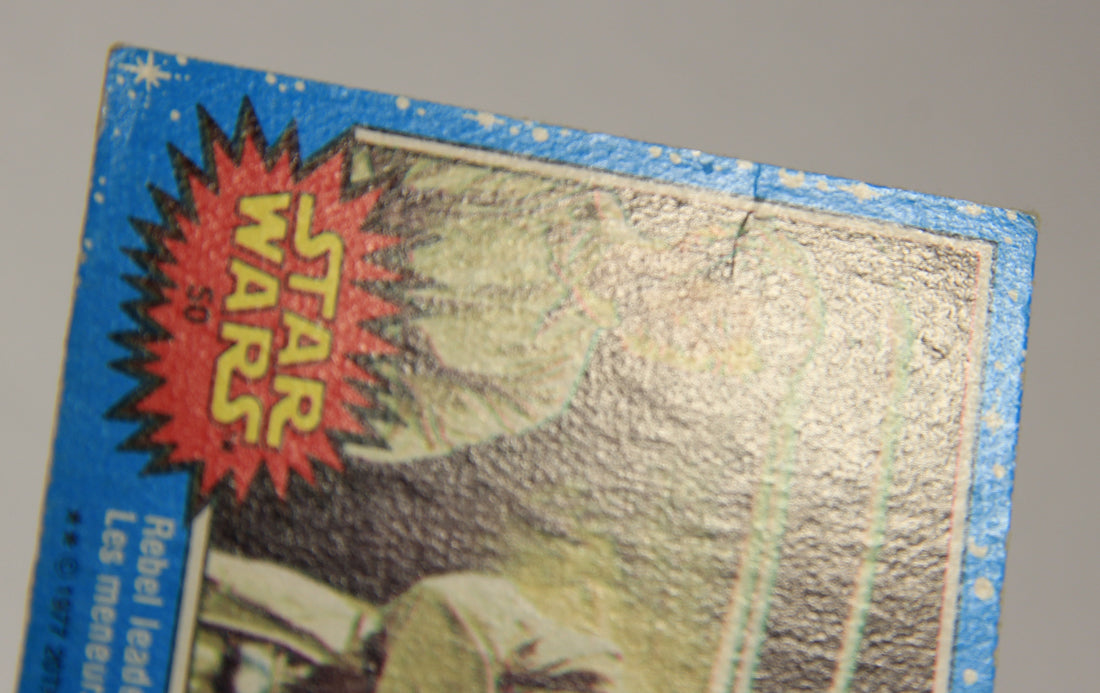 Star Wars 1977 Card #50 Rebel Leaders Wonder About Their Fate FR-ENG OPC L019224
