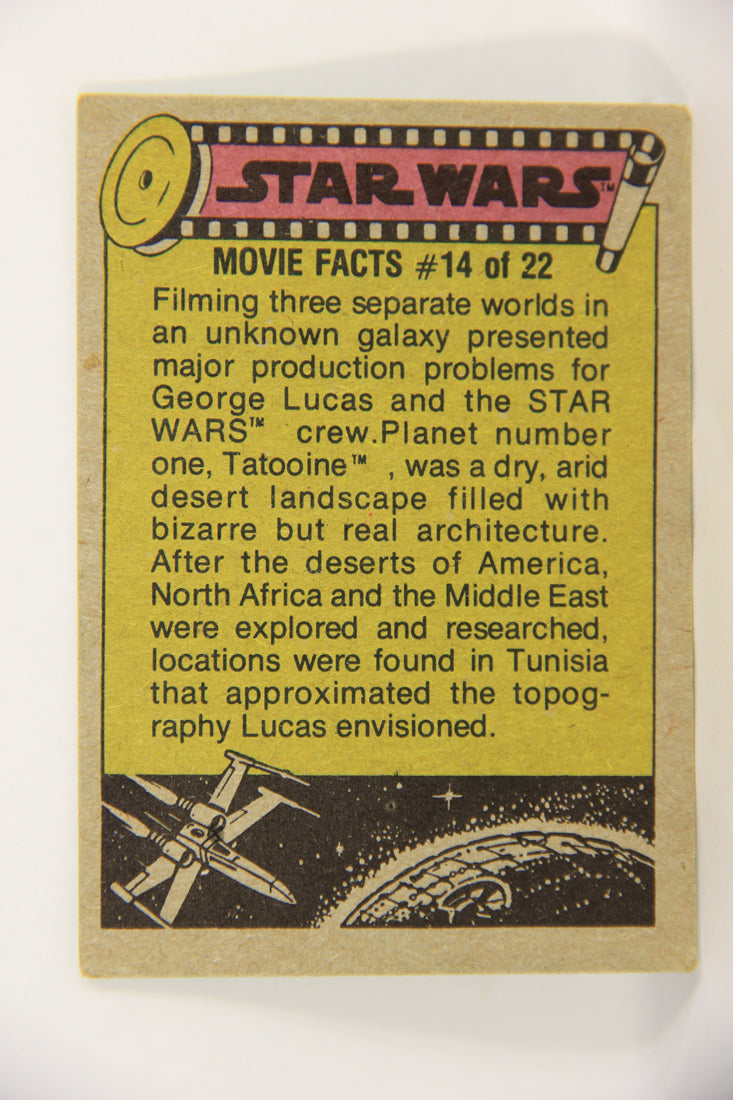 Star Wars 1977 Trading Card #261 Fury Of The Tusken Raider ENG Topps L019259