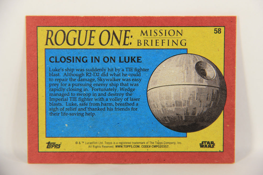 SW Rogue One Mission Briefing 2016 Trading Card #58 Closing In On Luke ENG L019272