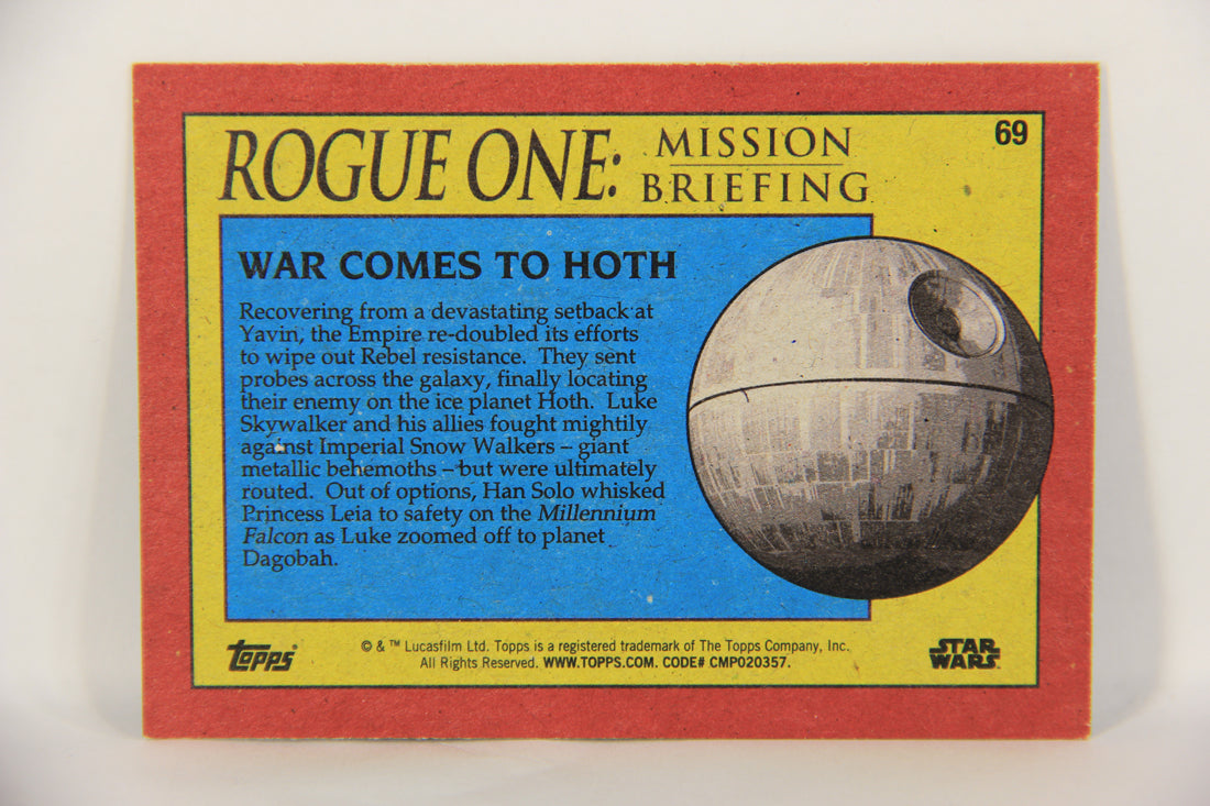 SW Rogue One Mission Briefing 2016 Trading Card #69 War Comes To Hoth ENG L019273