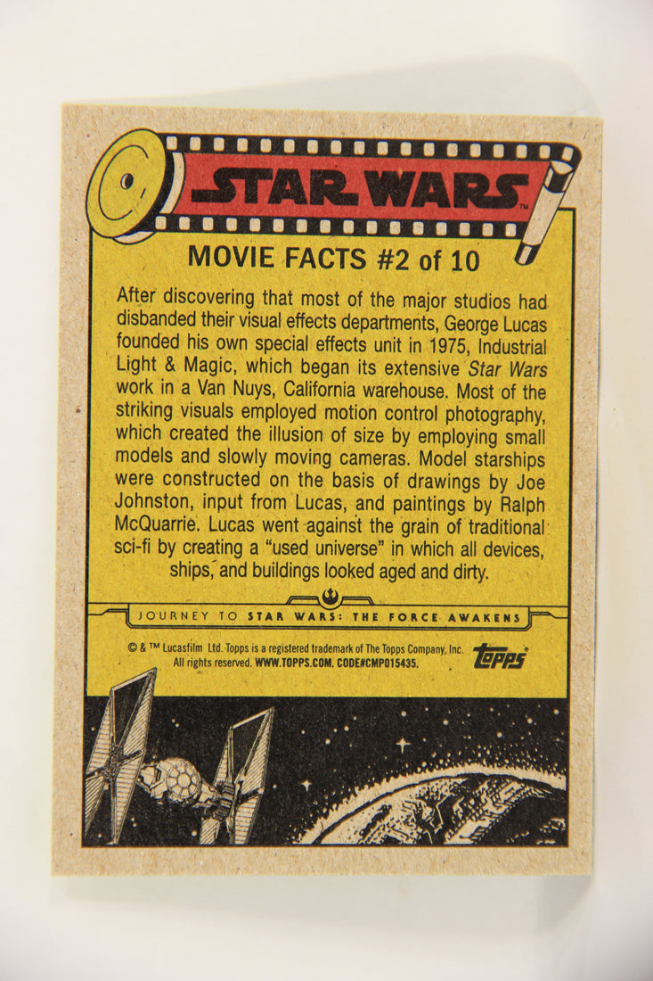 SW The Force Awakens Journey 2015 Card #32 A Rescue Begins ENG Slime Green L019333