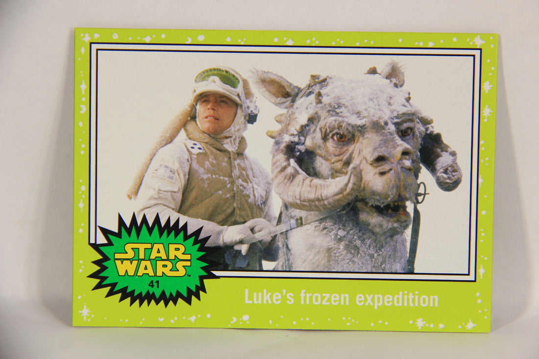 SW The Force Awakens Journey 2015 Card #41 Luke's Frozen Expedition ENG Slime Green L019334