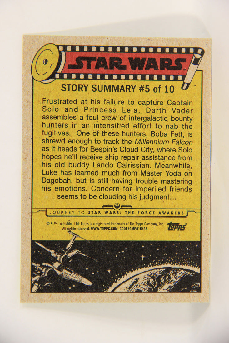 SW The Force Awakens Journey 2015 Card #45 The Rebels Are Found ENG Slime Green L019335