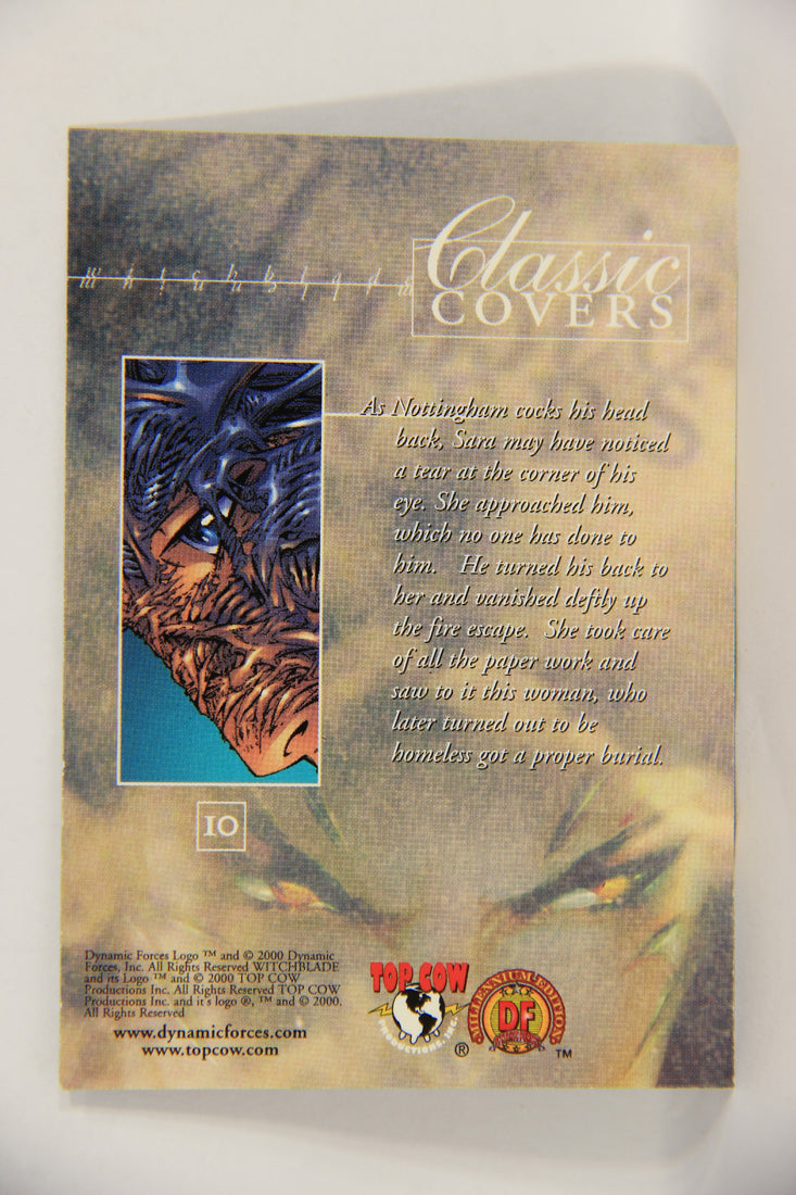 Witchblade Millennium 2000 Trading Card #10 Sara And Nottingham ENG L019349