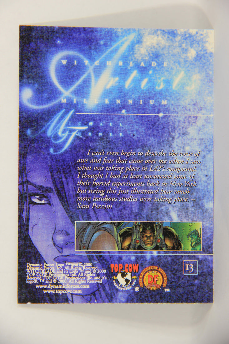 Witchblade Millennium 2000 Trading Card #13 In L42's Compound ENG L019352