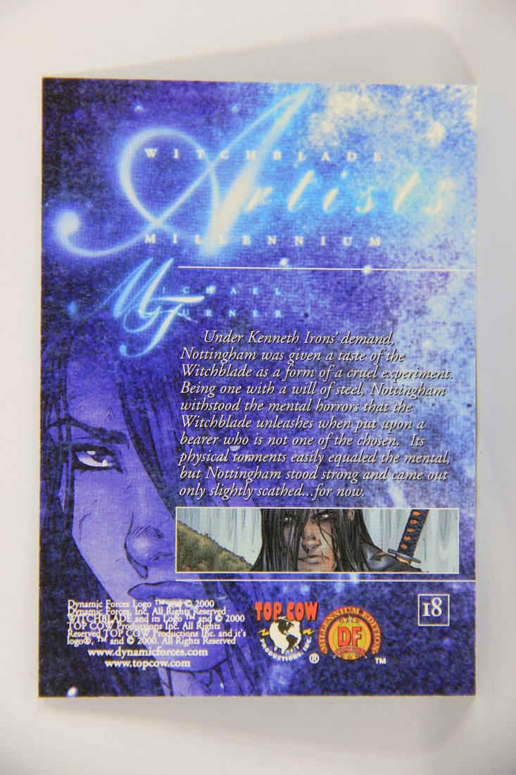 Witchblade Millennium 2000 Trading Card #18 A Taste Of The Witchblade ENG L019357