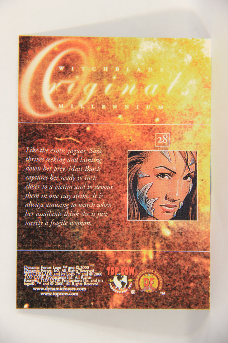 Witchblade Millennium 2000 Trading Card #28 Like The Exotic Jaguar ENG L019367