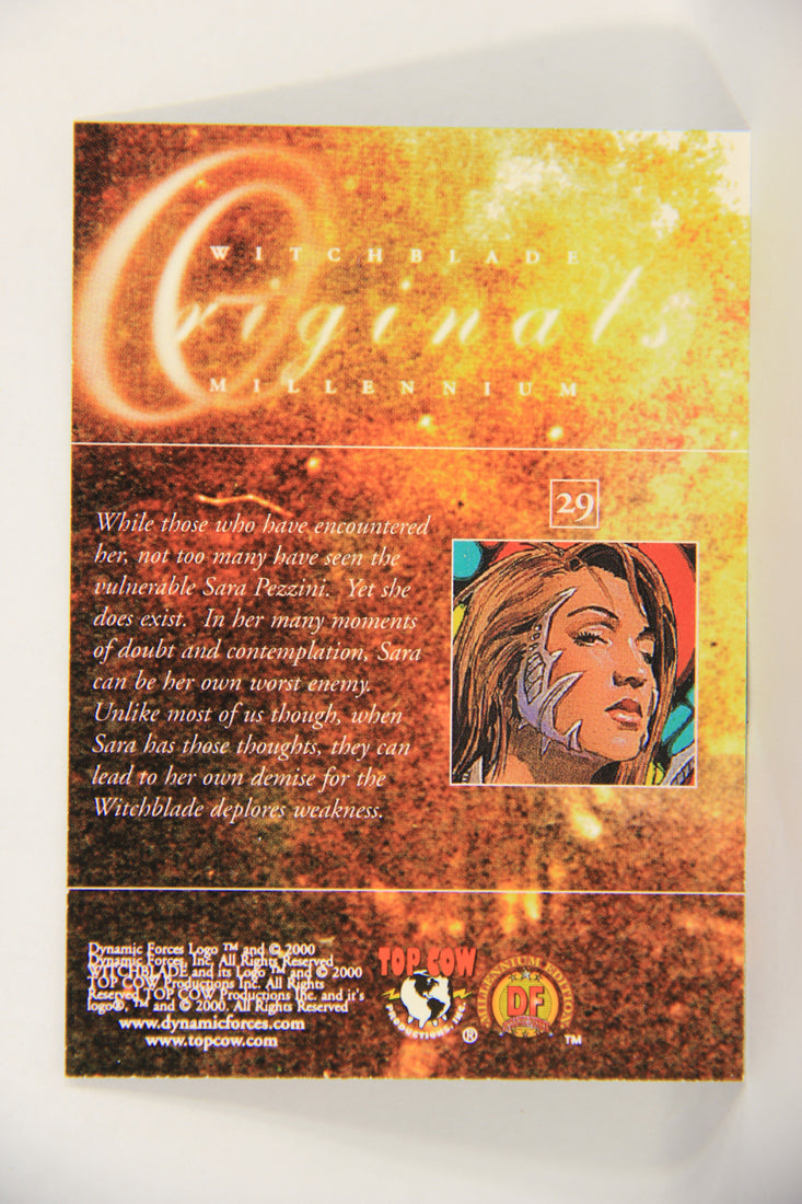 Witchblade Millennium 2000 Trading Card #29 Vulnerable Sar Pezzini ENG L019368