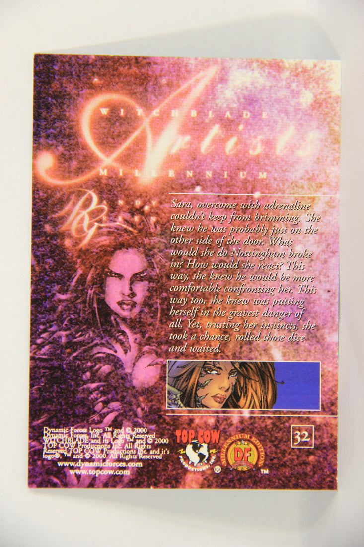 Witchblade Millennium 2000 Card #32 Sara Overcomes With Adrenaline ENG L019371