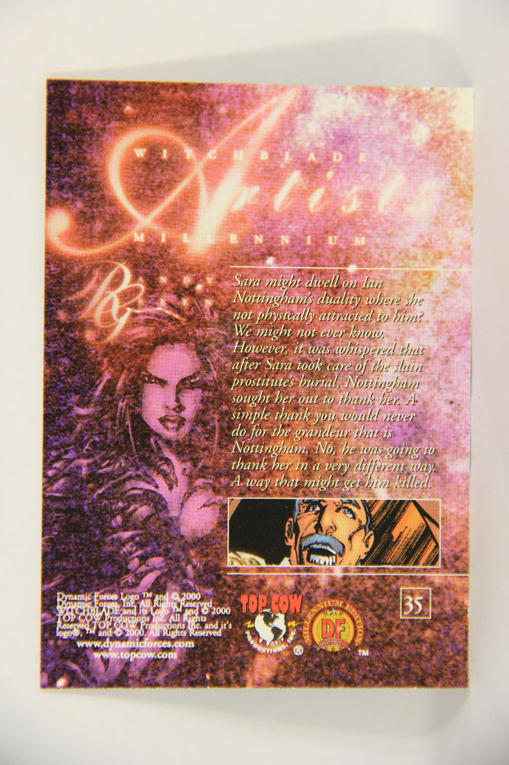 Witchblade Millennium 2000 Trading Card #35 Nottingham's Duality ENG L019374