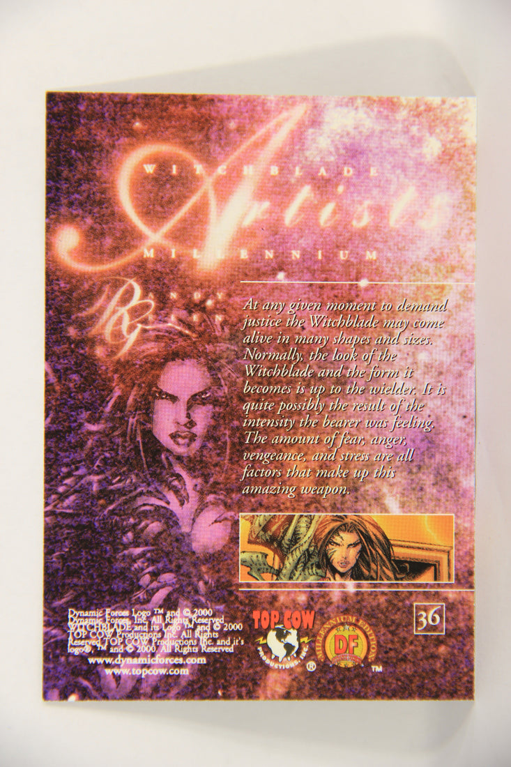 Witchblade Millennium 2000 Card #36 It Comes Alive In Many Shapes And Sizes ENG L019375