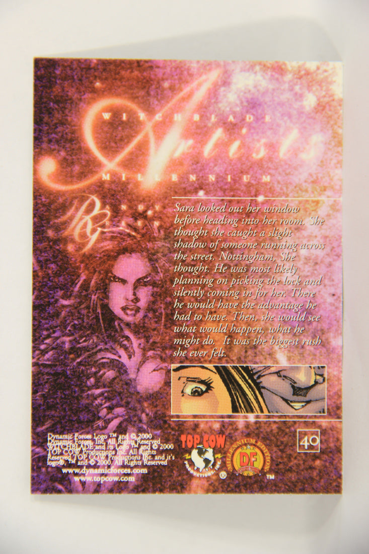 Witchblade Millennium 2000 Trading Card #40 The Biggest Rush She Ever Felt ENG L019379