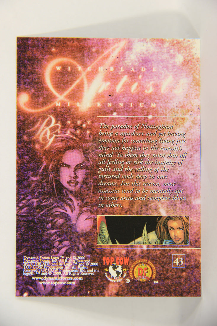 Witchblade Millennium 2000 Trading Card #43 Assassin's Mind ENG L019382