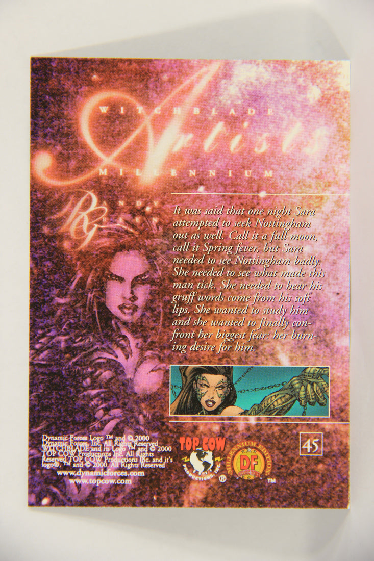 Witchblade Millennium 2000 Trading Card #45 Her Burning Desire For Him ENG L019384