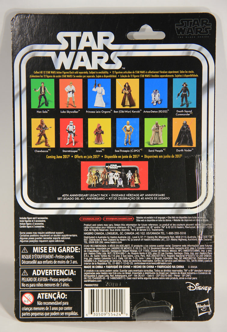 Star Wars Luke Skywalker The Black Series 40th Anniversary 6 Inch L019417
