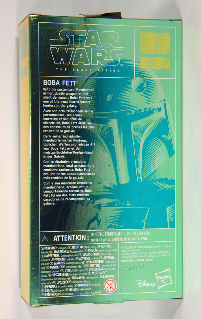 Star Wars Boba Fett Carbonized Black Series Exclusive 6 Inch Action Figure L019422