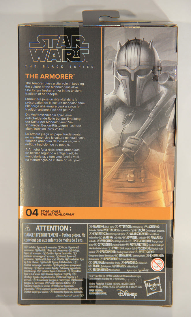 Star Wars The Armorer #04 The Mandalorian Black Series Galaxy 6 Inch Figure L019423