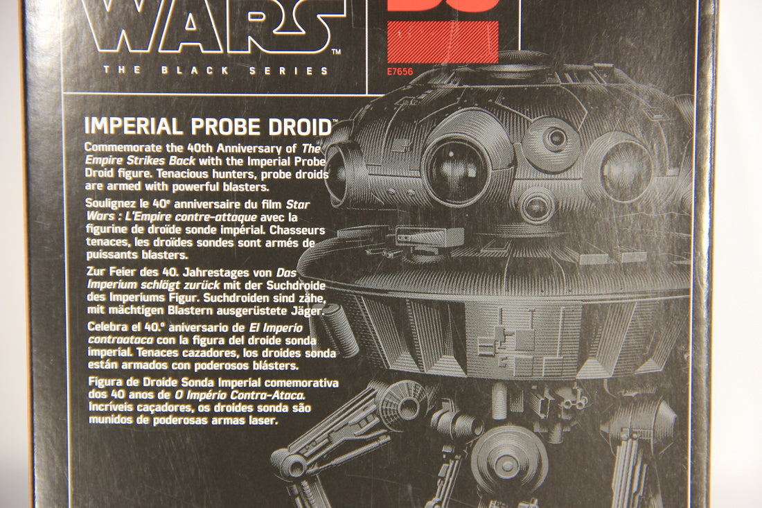 Star Wars Imperial Probe Droid #D3 Black Series 6 Inch ESB 40th Anniversary L019424
