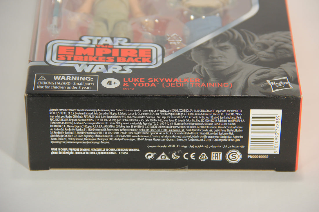 Star Wars Luke Skywalker & Yoda Jedi Training #D4 Black Series 6" 40th Anniv. L019425