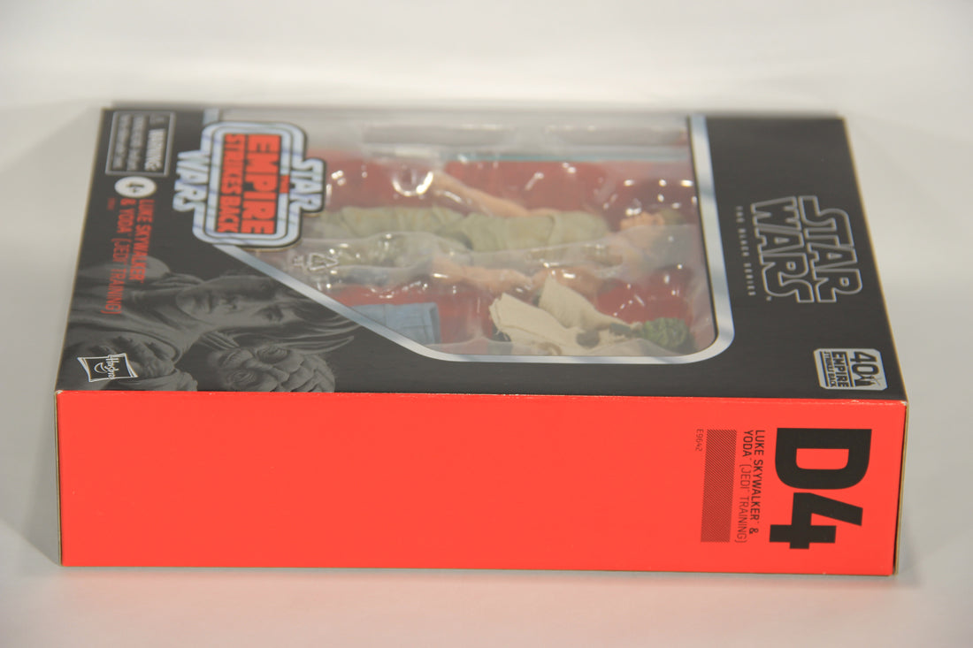 Star Wars Luke Skywalker & Yoda Jedi Training #D4 Black Series 6" 40th Anniv. L019425