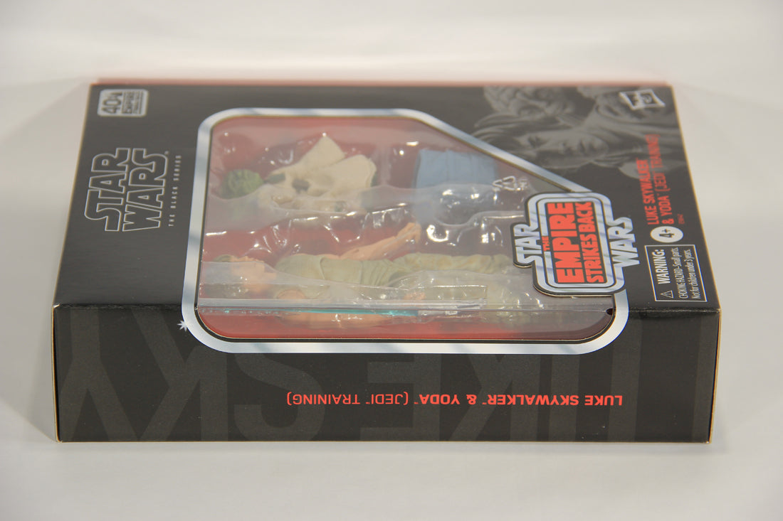 Star Wars Luke Skywalker & Yoda Jedi Training #D4 Black Series 6" 40th Anniv. L019425