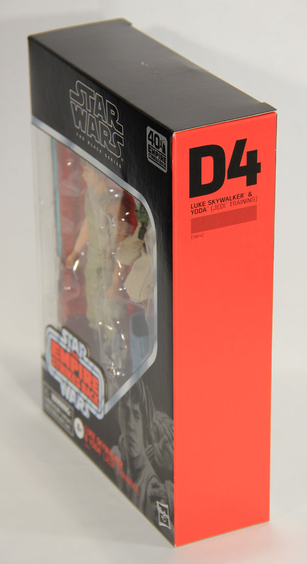 Star Wars Luke Skywalker & Yoda Jedi Training #D4 Black Series 6" 40th Anniv. L019425