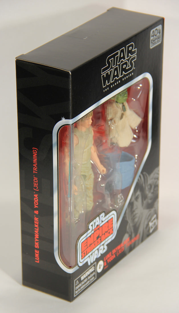 Star Wars Luke Skywalker & Yoda Jedi Training #D4 Black Series 6" 40th Anniv. L019425