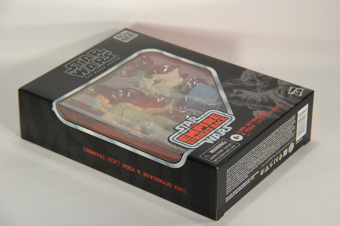 Star Wars Luke Skywalker & Yoda Jedi Training #D4 Black Series 6" 40th Anniv. L019425