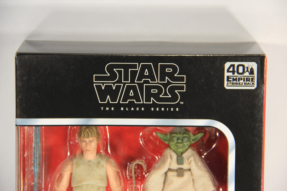 Star Wars Luke Skywalker & Yoda Jedi Training #D4 Black Series 6" 40th Anniv. L019425