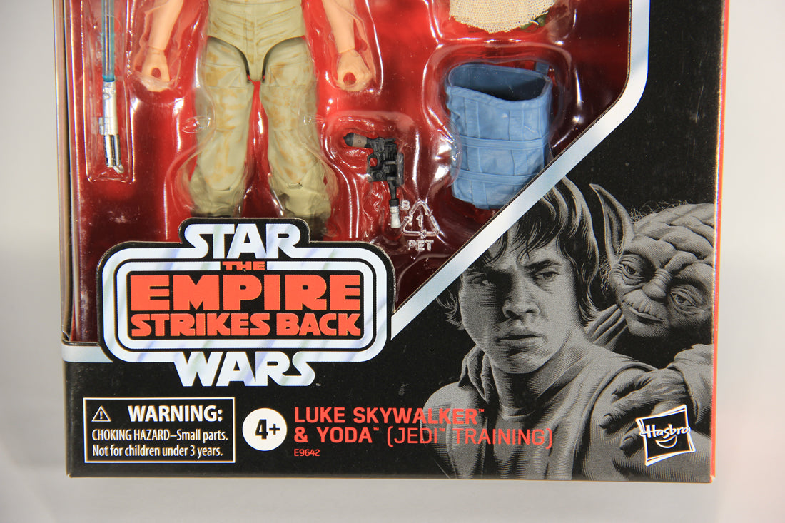 Star Wars Luke Skywalker & Yoda Jedi Training #D4 Black Series 6" 40th Anniv. L019425