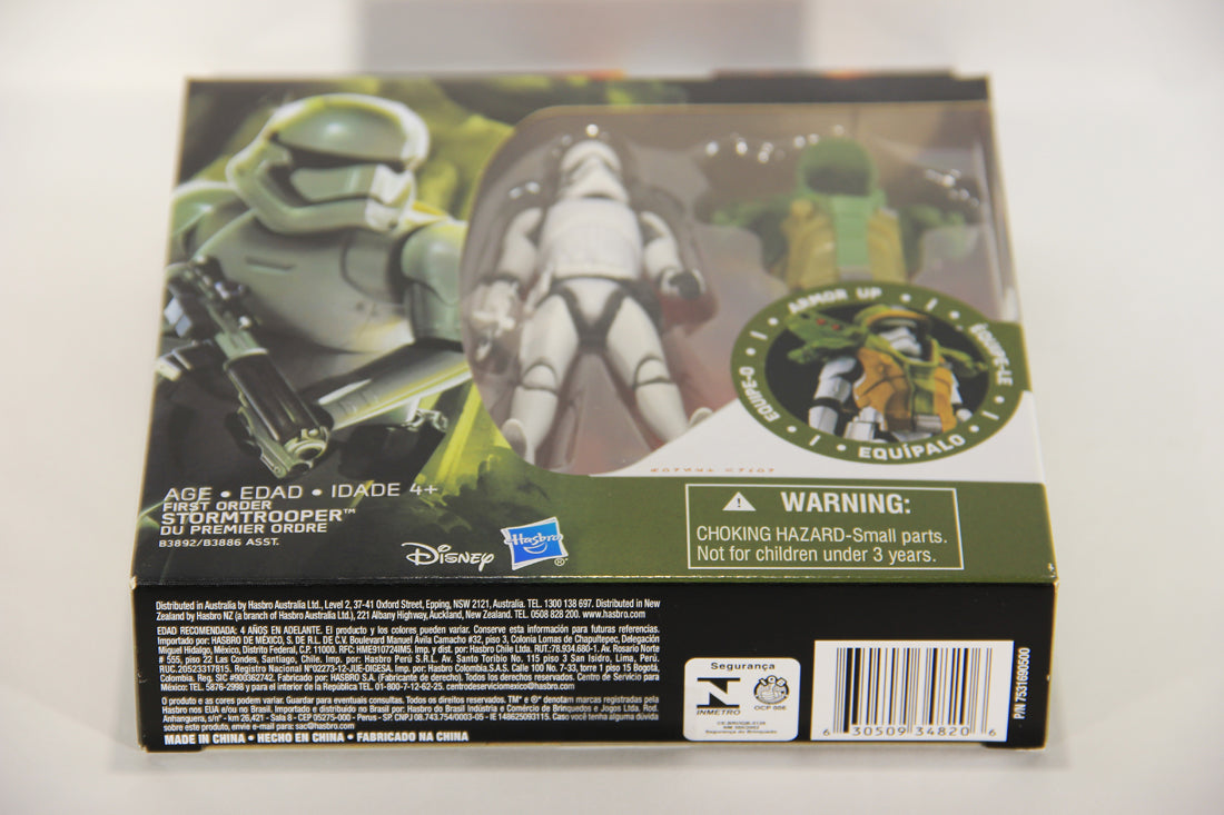 Star Wars Force Awakens First Order Stormtrooper Action Figure Armor Up L019447