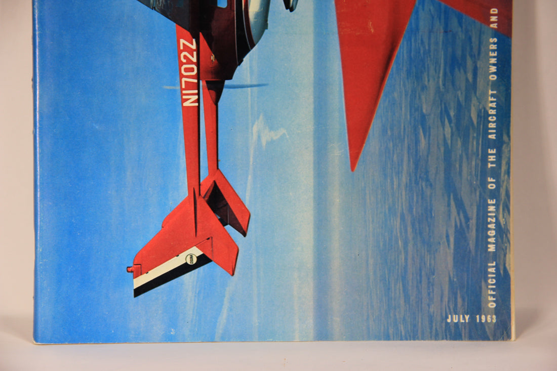 AOPA Pilot Magazine July 1963 Vol. 6 No. 8 ENG Vintage ACIDIC ODOR L019454