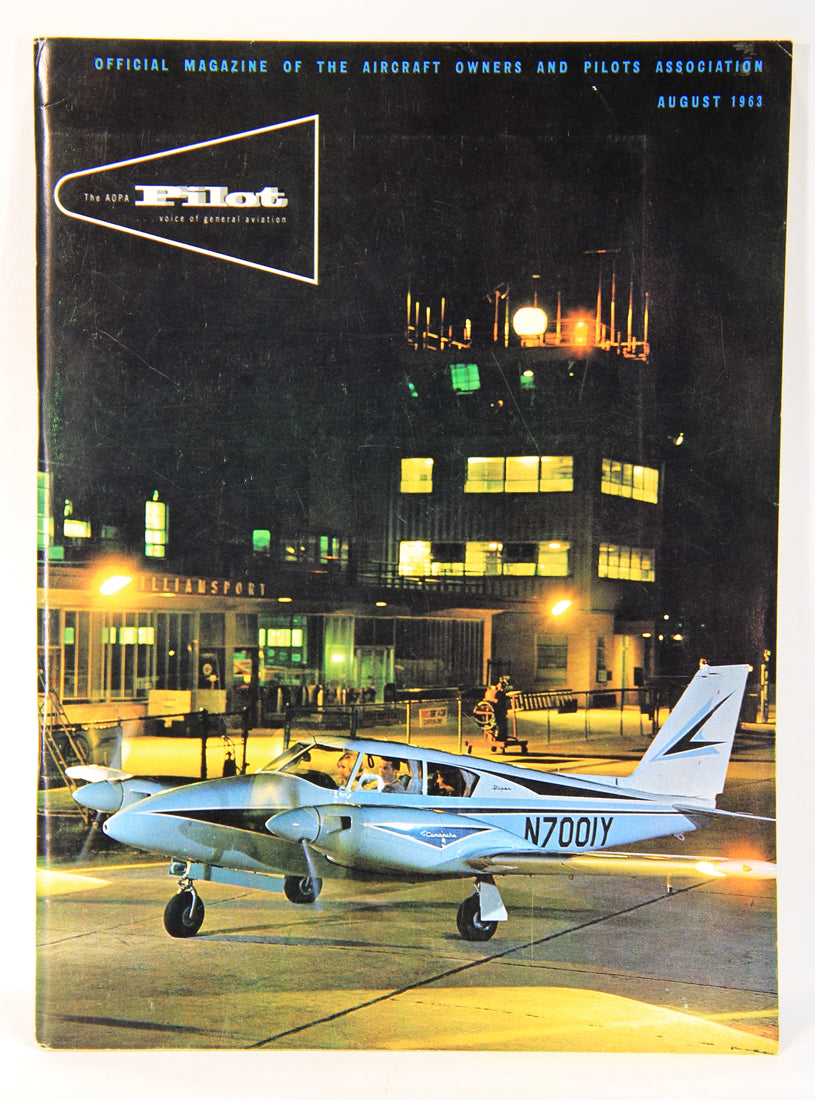 AOPA Pilot Magazine August 1963 Vol. 6 No. 9 ENG Vintage ACIDIC ODOR L019455
