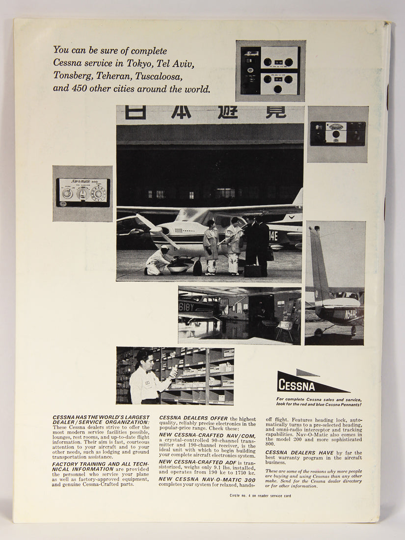 AOPA Pilot Magazine August 1963 Vol. 6 No. 9 ENG Vintage ACIDIC ODOR L019455