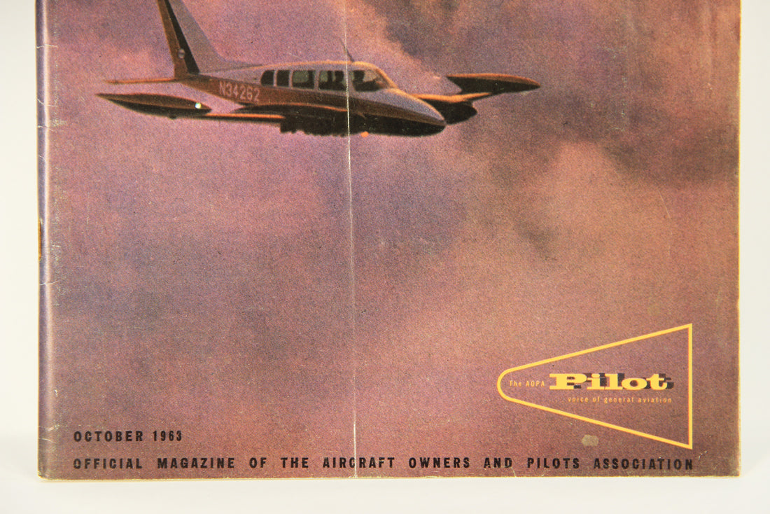AOPA Pilot Magazine October 1963 Vol. 6 No. 11 ENG Vintage ACIDIC ODOR L019456