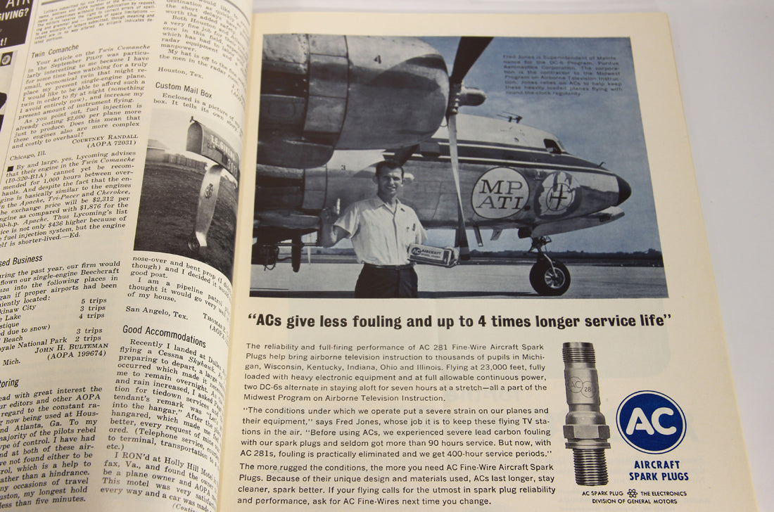 AOPA Pilot Magazine October 1963 Vol. 6 No. 11 ENG Vintage ACIDIC ODOR L019456