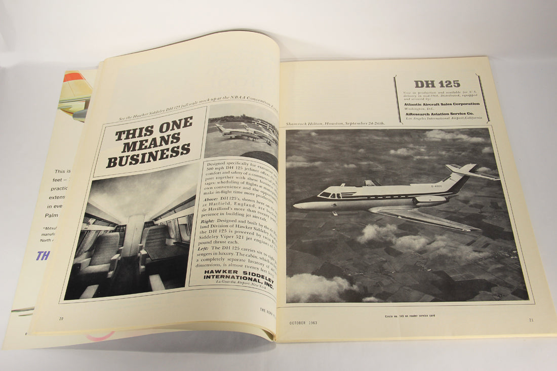 AOPA Pilot Magazine October 1963 Vol. 6 No. 11 ENG Vintage ACIDIC ODOR L019456